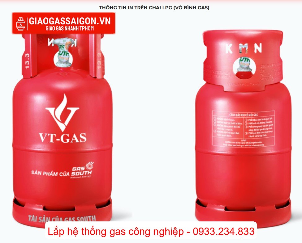 Vỏ bình gas VT màu đỏ Vỏ bình gas VT màu đỏ