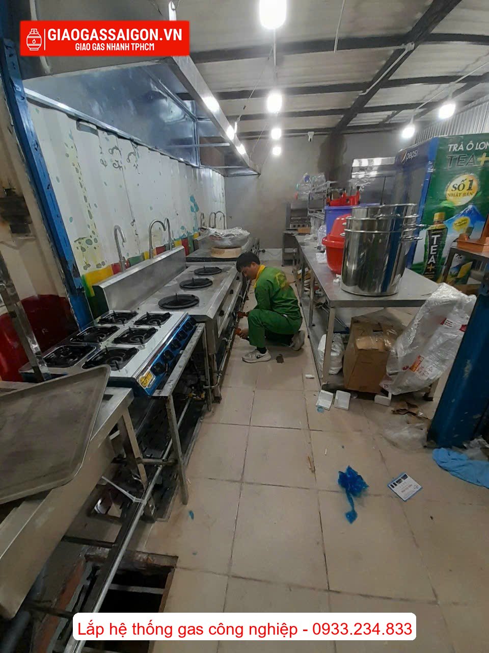 Lắp hệ thống gas công nghiệp nhà hàng CHAO ƠI Quận 12 TPHCM Lắp hệ thống gas công nghiệp nhà hàng CHAO ƠI Quận 12 TPHCM