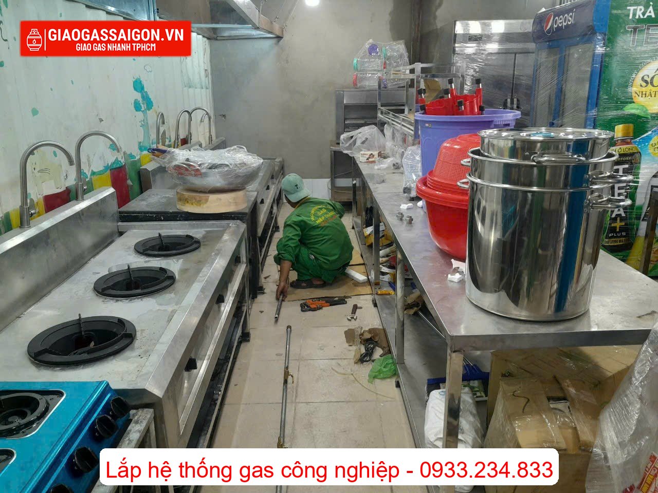 Lắp hệ thống gas công nghiệp nhà hàng CHAO ƠI Quận 12 TPHCM Lắp hệ thống gas công nghiệp nhà hàng CHAO ƠI Quận 12 TPHCM