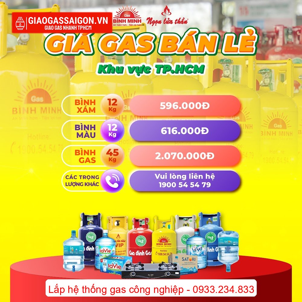 Giá gas Gia Đình tại TPHCM từ 1-4-2026