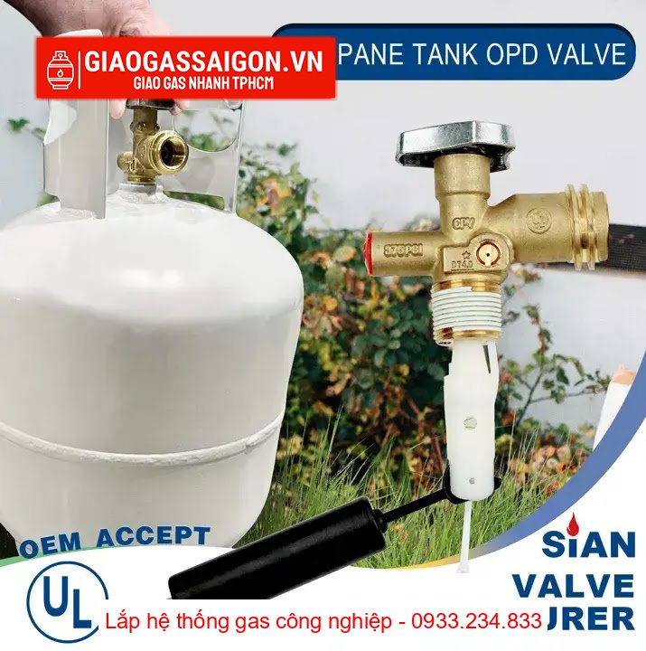 Bình gas sử dụng van OPD Bình gas sử dụng van OPD