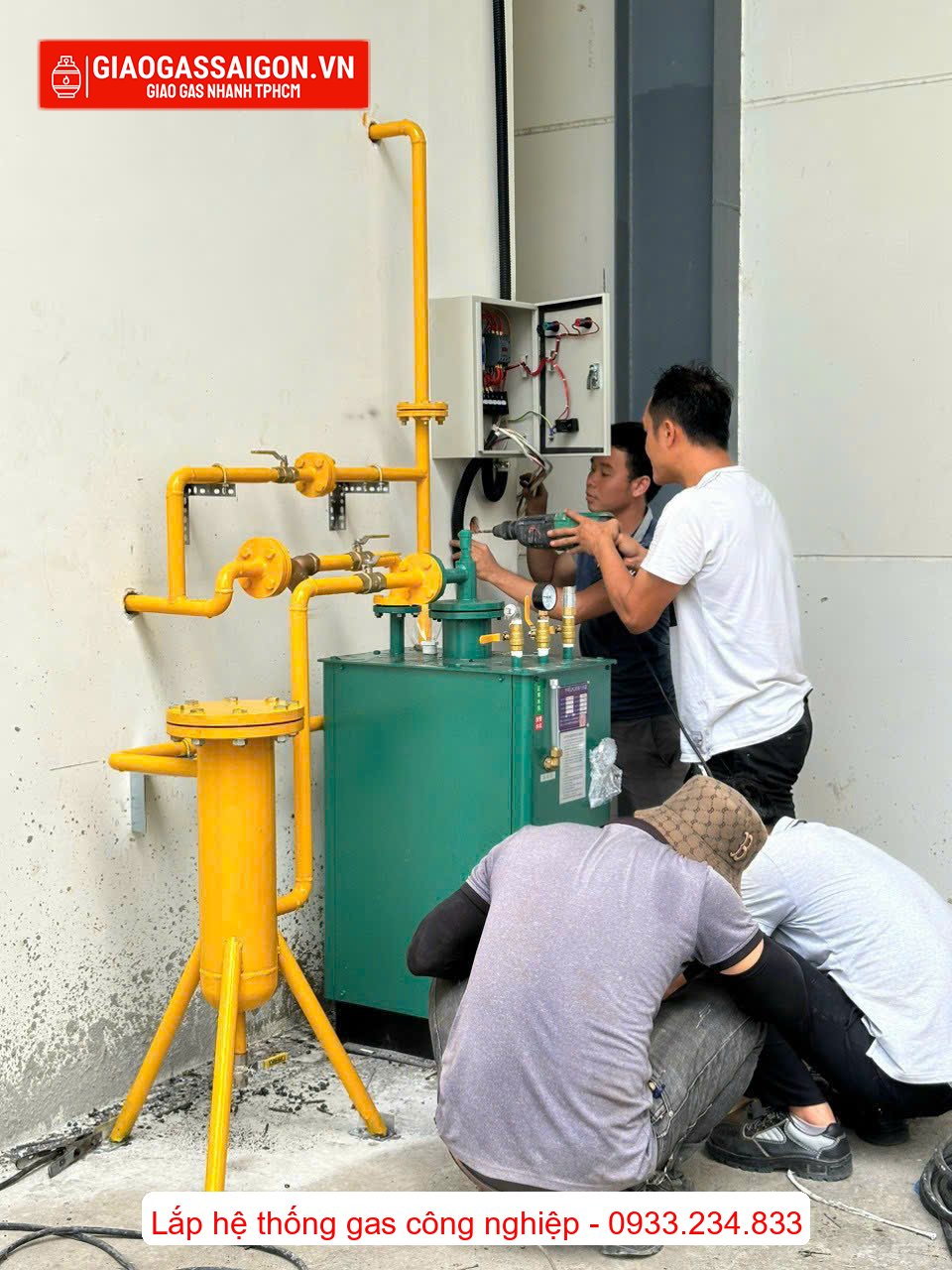 Hình ảnh thi công hệ thống gas công nghiệp (10) Hình ảnh thi công hệ thống gas công nghiệp (10)