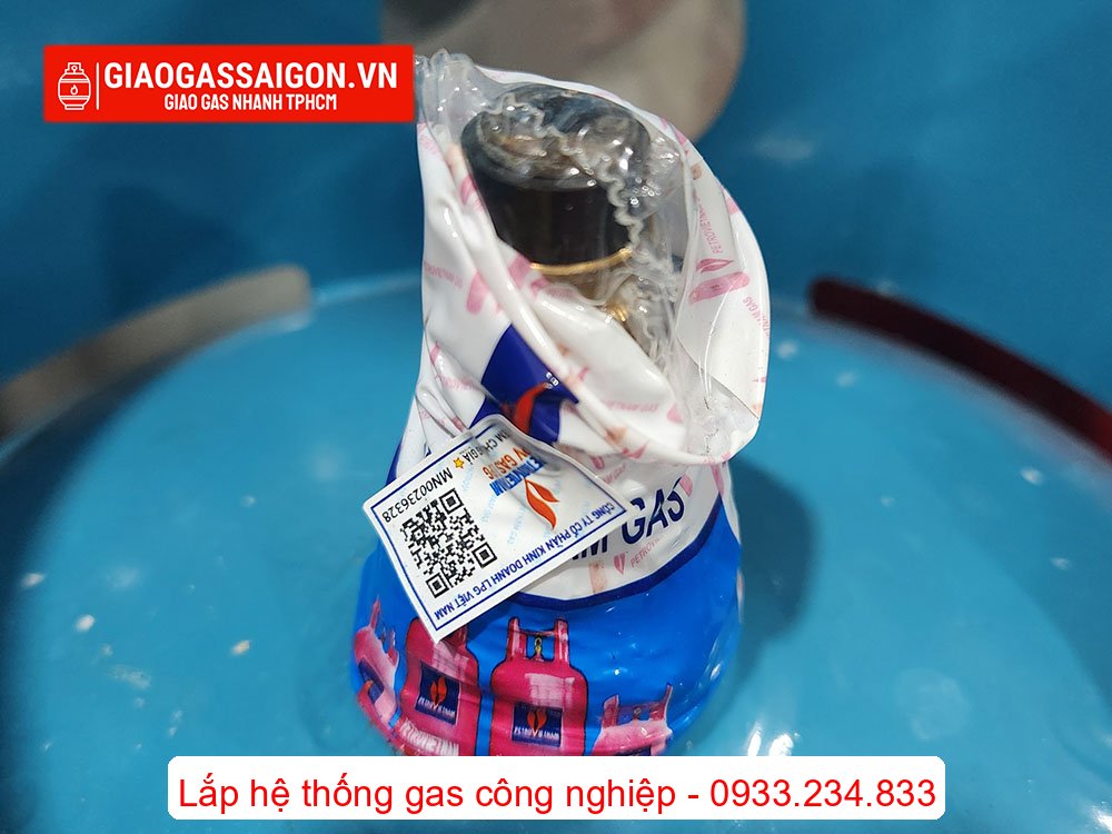 Bình gas PetroVietnam 12kg sử dụng Van chụp Bình gas PetroVietnam 12kg sử dụng Van chụp