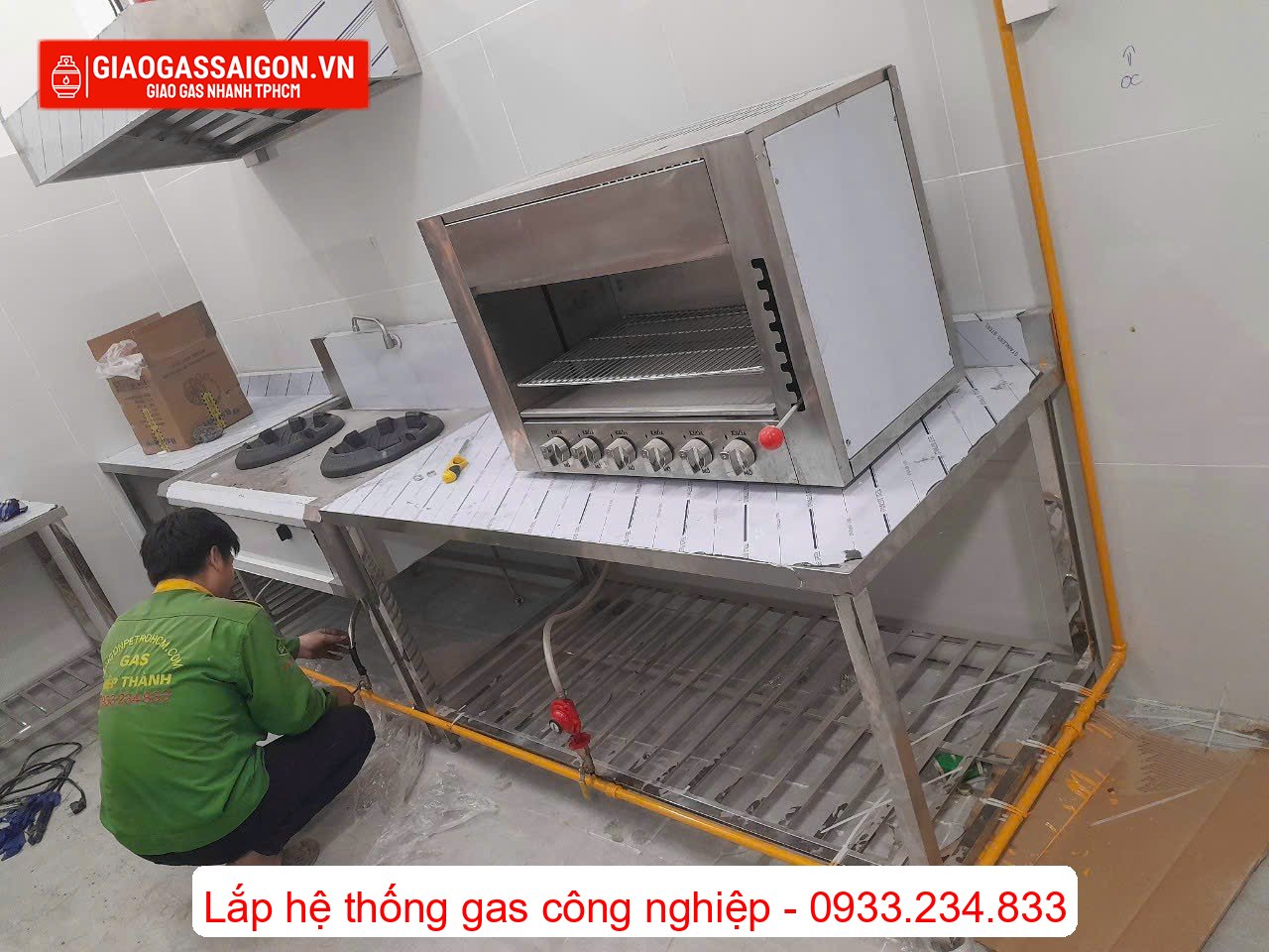Quá trình thi công Dự án lắp đặt hệ thống gas công nghiệp cho Nhà hàng Quận 3 Quá trình thi công Dự án lắp đặt hệ thống gas công nghiệp cho Nhà hàng Quận 3