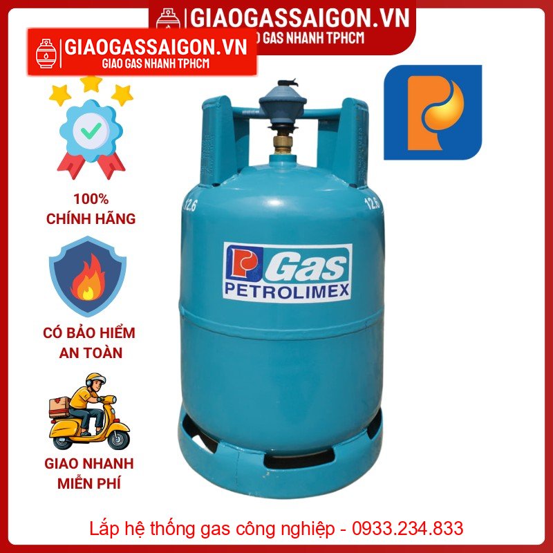 Bình Gas PetroLimex 12kg Van đứng Bình Gas PetroLimex 12kg Van đứng