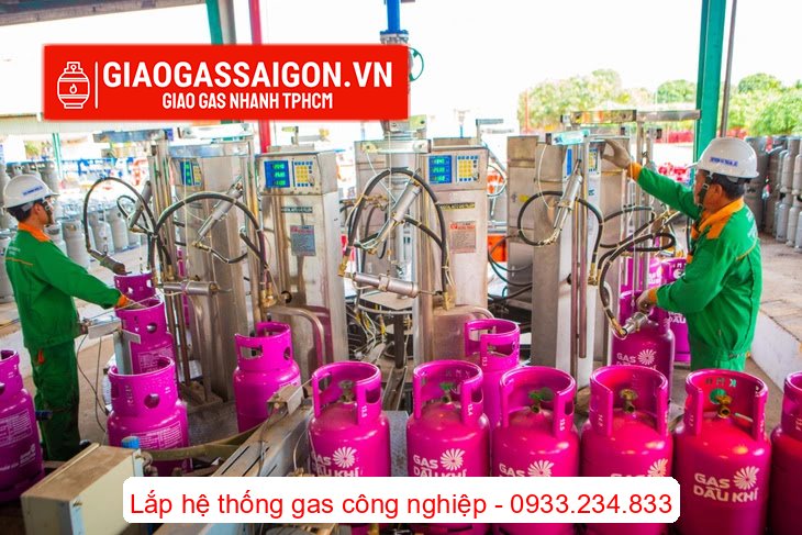 các trạm trang chiết gas tập trung của Gas South các trạm trang chiết gas tập trung của Gas South