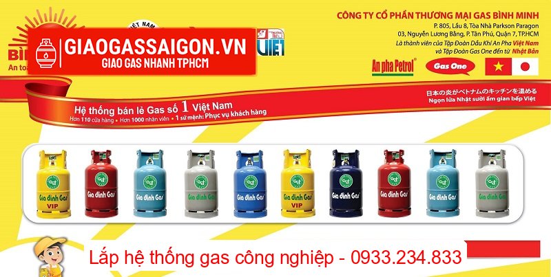 Gas Bình Minh chính hãng Gas Bình Minh chính hãng