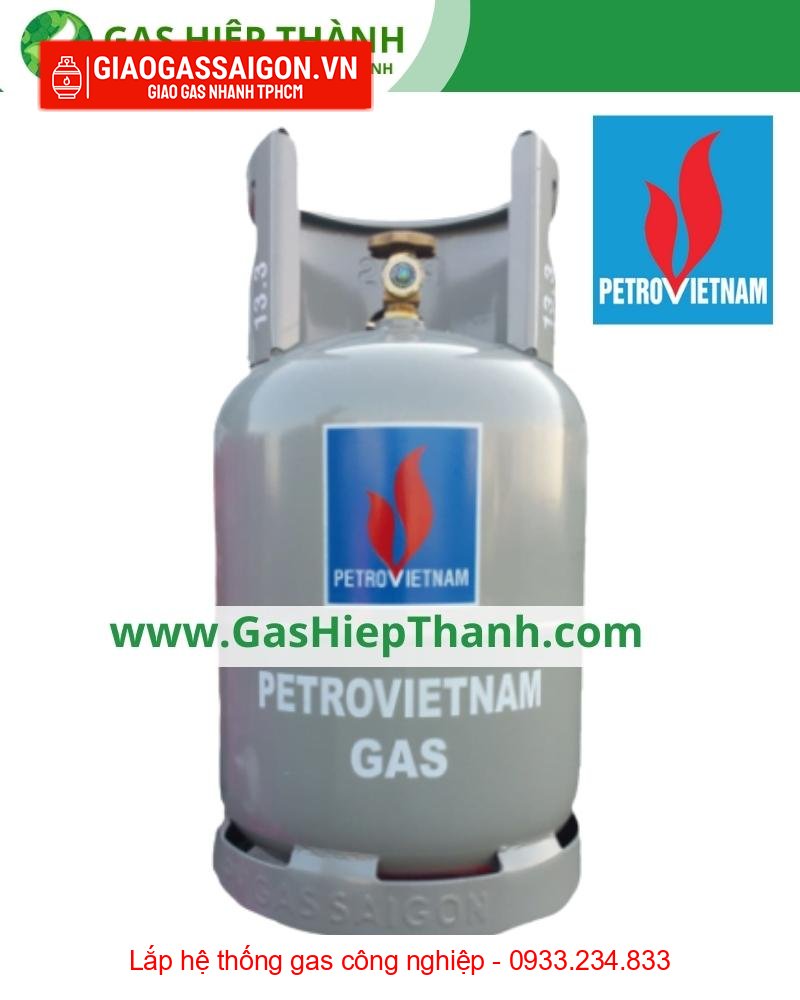 Đại lý Gas PetroVietNam Huyện Hóc Môn chính hãng 10 Bình Gas Petro VietNam 12kg màu xám Huyện Hóc Môn