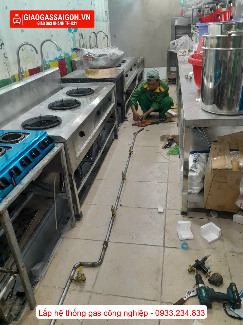 Lắp hệ thống gas công nghiệp nhà hàng CHAO ƠI Quận 12 TPHCM (7) Lắp hệ thống gas công nghiệp nhà hàng CHAO ƠI Quận 12 TPHCM (7)