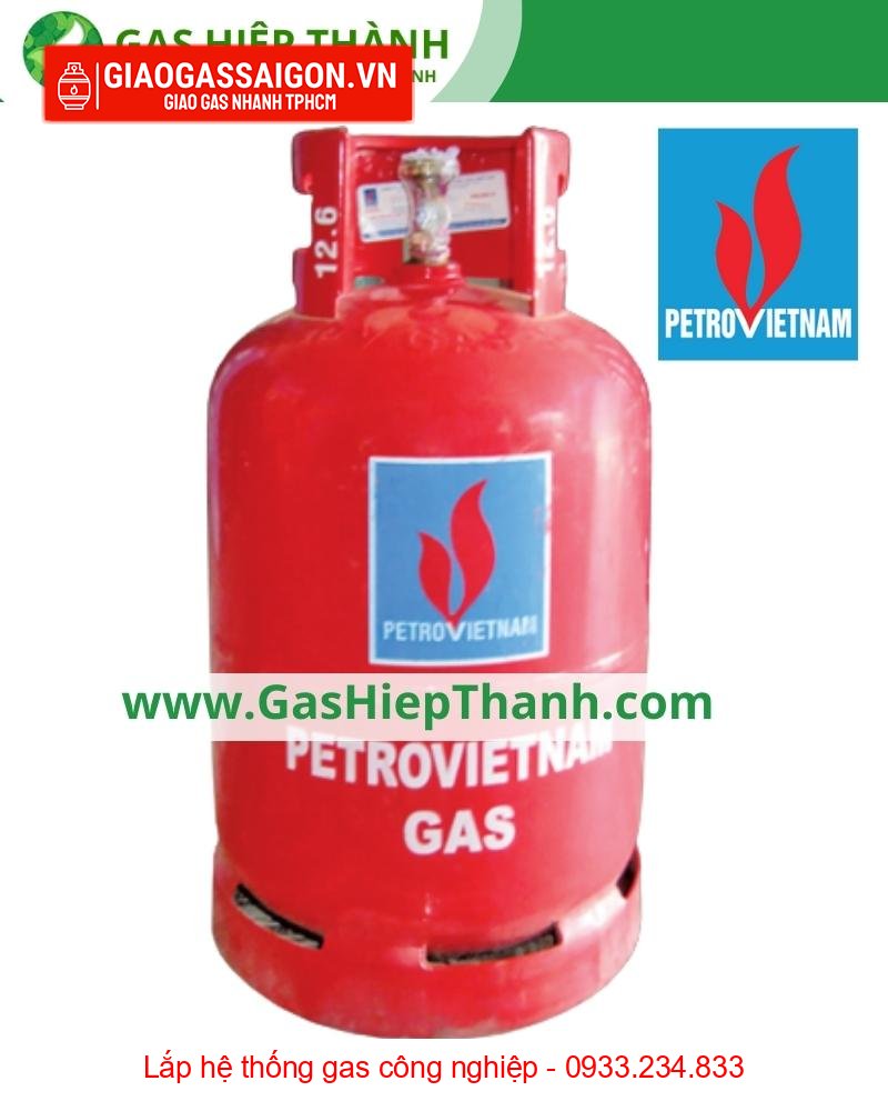 Đại lý Gas PetroVietNam Huyện Hóc Môn chính hãng 12 Bình Gas Petro VietNam 12kg màu đỏ Huyện Hóc Môn