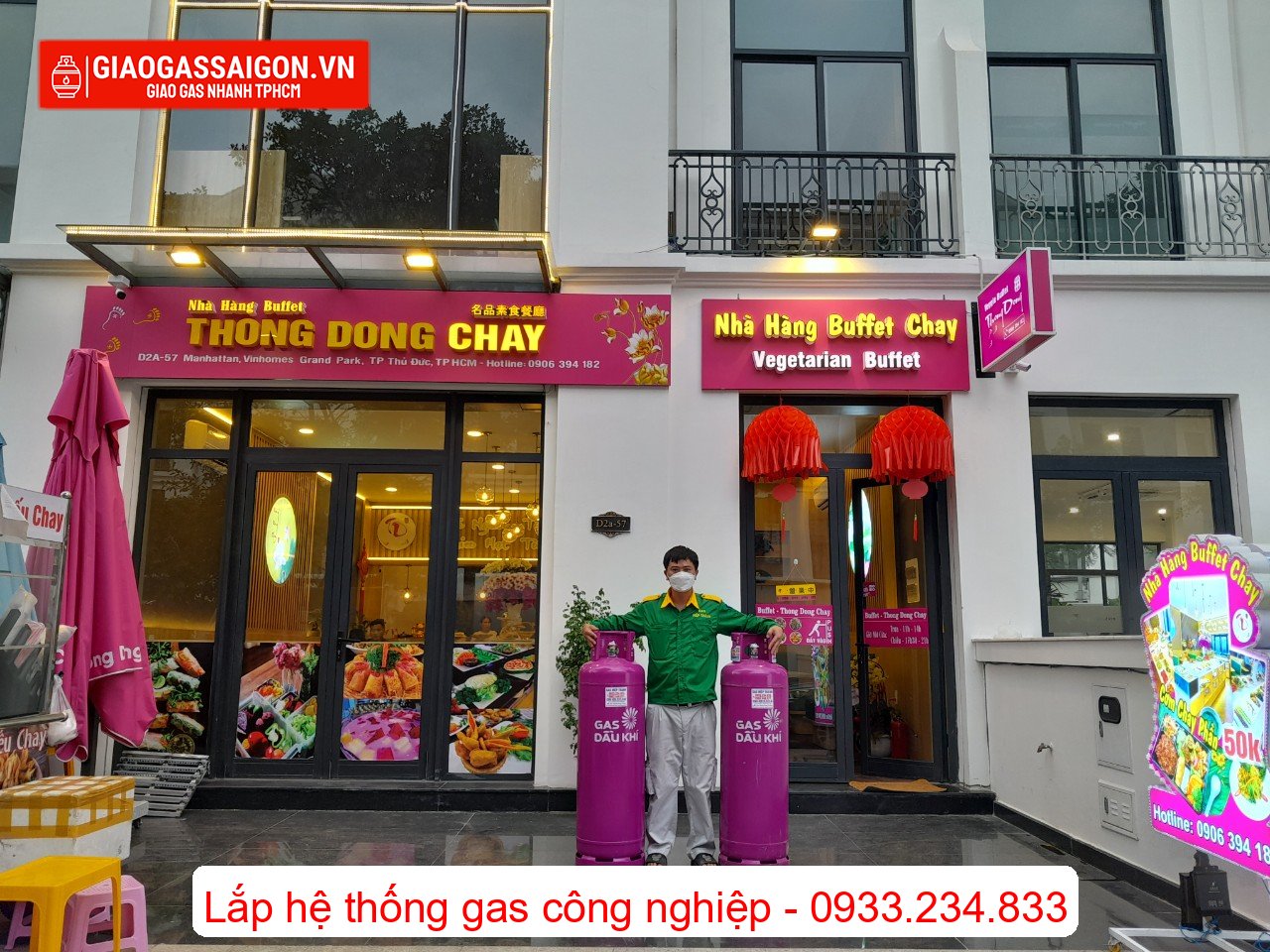 Lắp đặt hệ thống gas công nghiệp nhà hàng tại TPHCM 30 Chúng tôi là đối tác cung cấp gas, hệ thống gas của nhiều nhà hàng tại TPHCM và Bình Dương