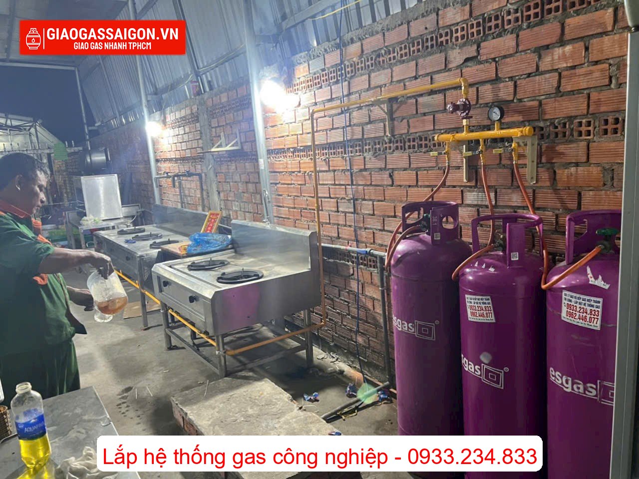 Quá trình lắp đặt hệ thống gas công nghiệp cho nhà hàng Cua Cà Mau Thủ Đức Quá trình lắp đặt hệ thống gas công nghiệp cho nhà hàng Cua Cà Mau Thủ Đức