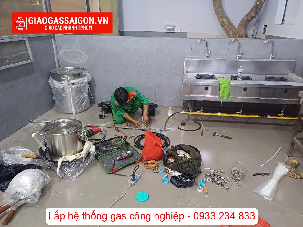 Lắp hệ thống gas công nghiệp nhà hàng Quận 7
