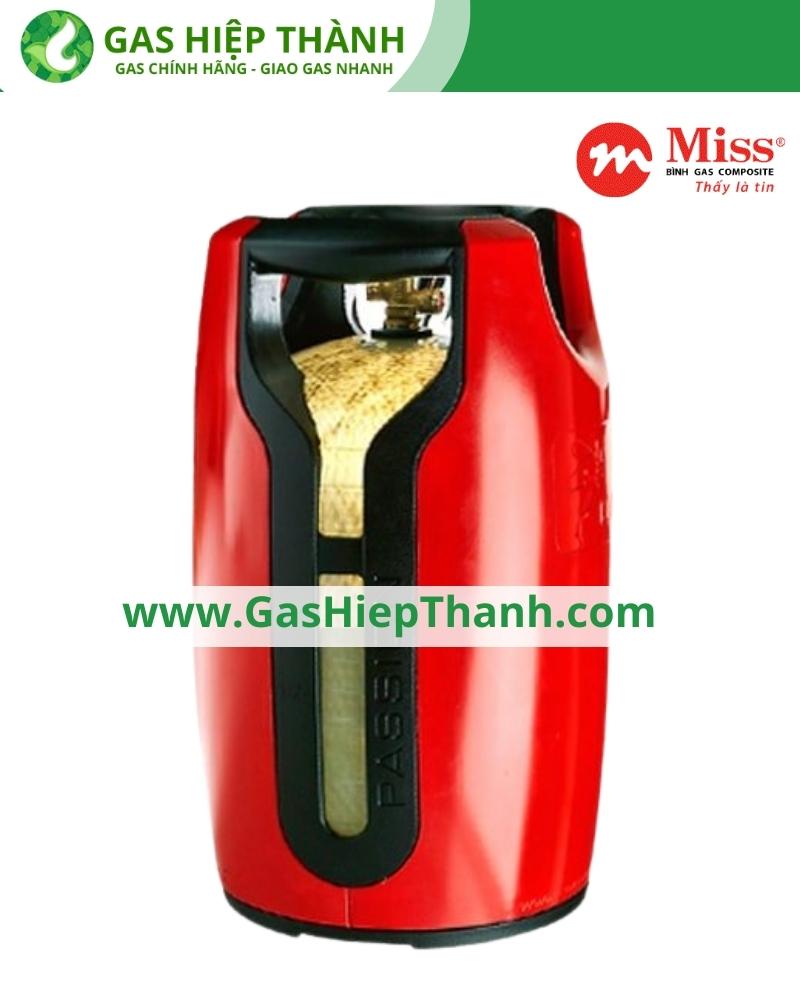 Bình gas COMPOSITE Miss 12kg màu đỏ Quận Tân Bình