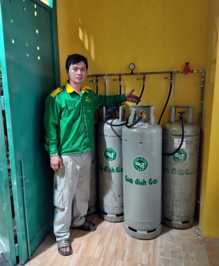 Gas Bình Minh trong hệ thống gas công nghiệp nhà hàng khách sạn Gò Vấp