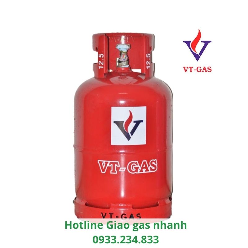 Bình gas VT Gas 12kg màu đỏ