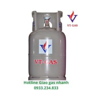 Bình gas VT Gas 12kg màu xám